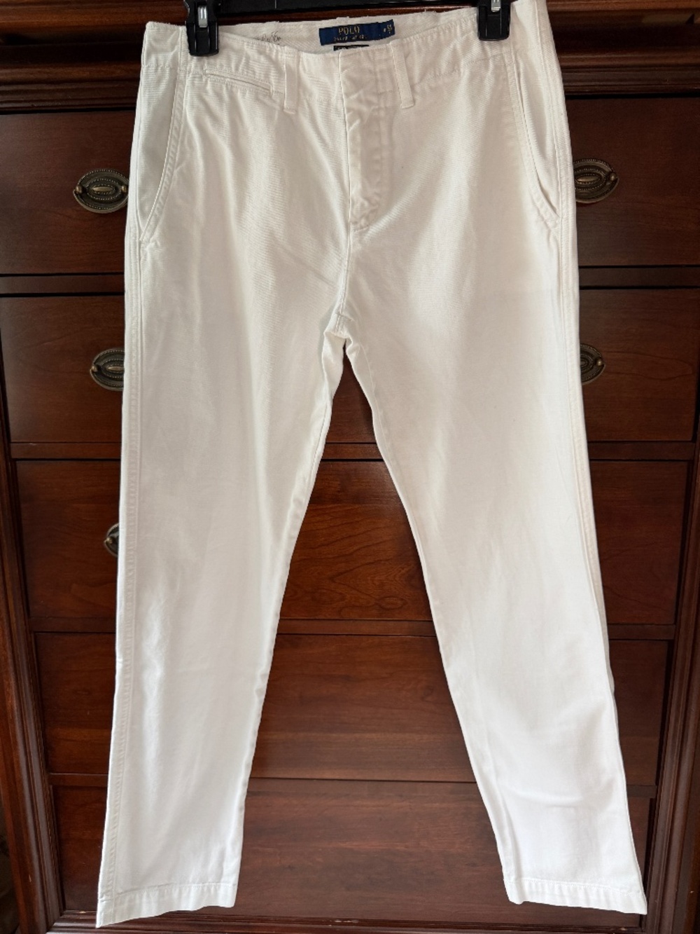 Polo Ralph Lauren White Quin boyfriend Chino Pants Size 4